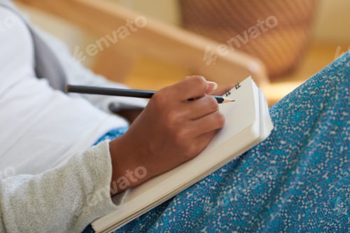 Preview: Woman Writing in Diary