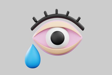 Preview: Sad eye with tear drop