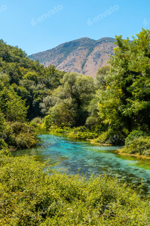 Preview: The Blue eye or Syri i kalter, a natural phenomenon in the mountains of southern Albania