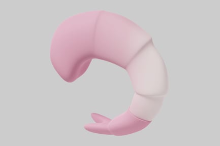 Preview: Abstract pink structure with a rounded end.