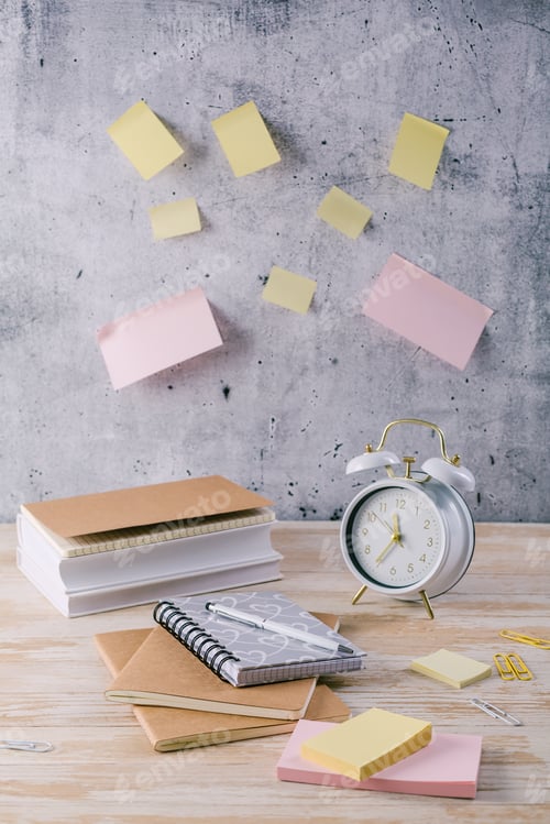 Preview: Concept of time management for office and school