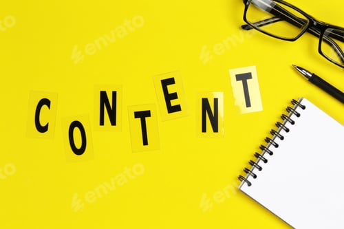 Preview: Content word on yellow