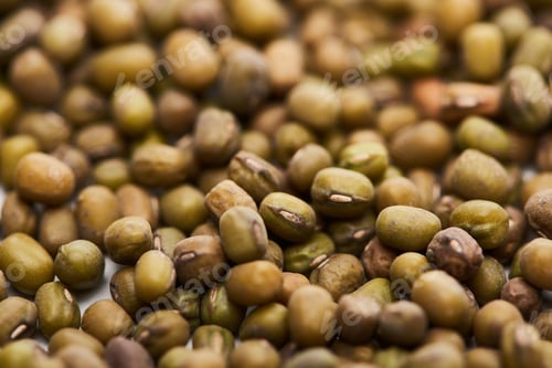 Preview: Close up View of Uncooked Green Moong Beans