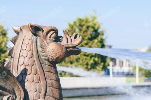 Preview: Dragon fountain