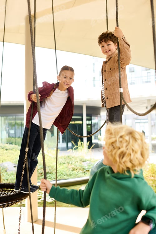 Preview: Joyful moments of childhood play in an autumn setting