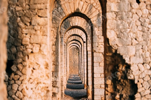 Preview: Terracina, Italy. Remains Of Temple Of Jupiter Anxur