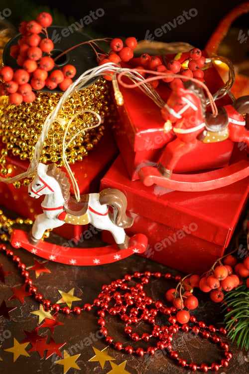 Preview: Christmas Holiday Background.