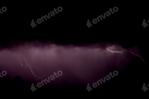 Preview: Lightning in the night dramatic sky