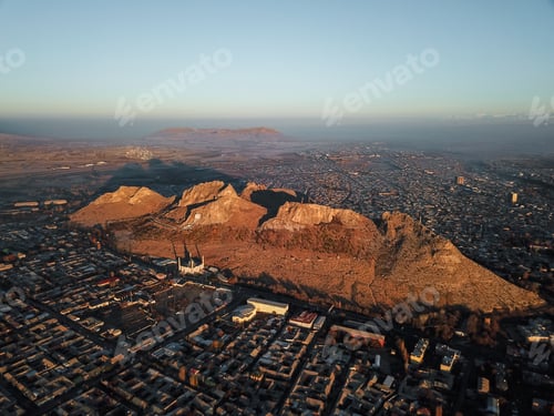 Preview: Aerial view of Osh city