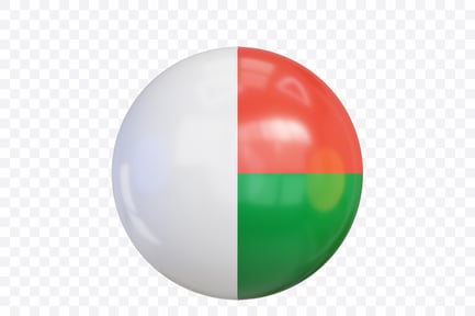 Preview: 3D Madagascar Flag