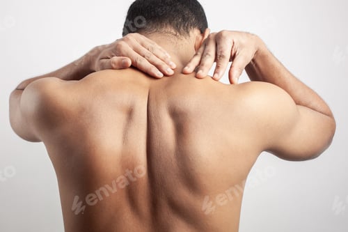 Preview: trapezius muscle pain, body pain in shoulder muscle or levator muscle