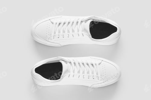 Preview: Mockup of a pair of sneakers from above