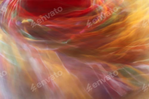 Preview: blurred image of colorful silk cloth