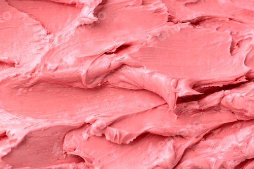 Preview: Pink frosting texture background close-up