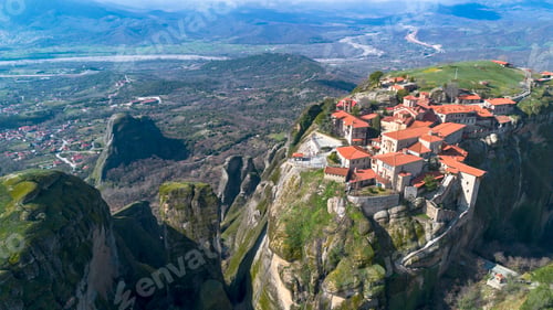 Preview: Meteora is a rocky region with monasteries near the Greek city of Kalambaka - Greece