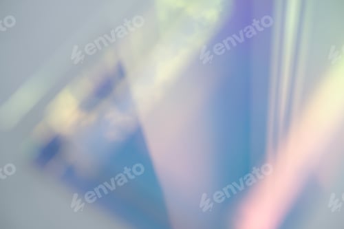 Preview: Soft rainbow light flares background or overlay.