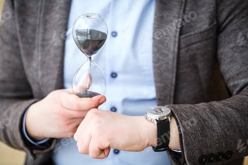 Preview: Businessman present a bitcoin - Bitcoin growth concept new virtual money