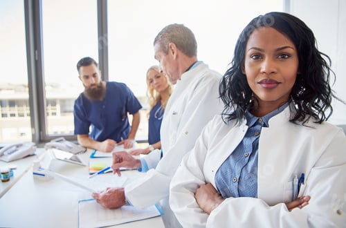 Preview: Medic looking at camera during the brief