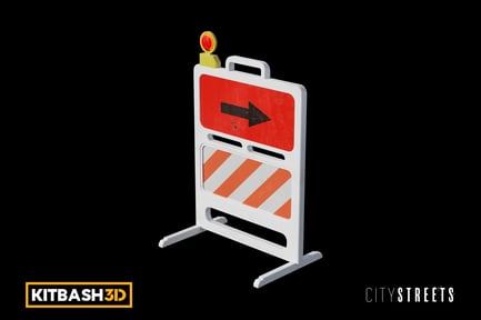 Preview: Kitbash: City Streets - Barrier H