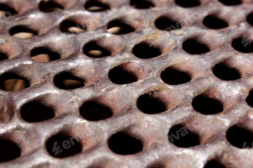 Preview: Rusty tractor grille - pattern / background