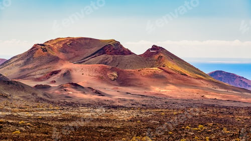 Preview: Beautiful view of Timanfaya National Park in Lanzarote, Spain