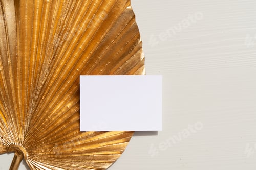 Preview: Golden leaves styled stock scene
