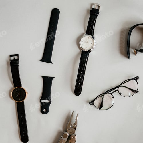 Preview: Watchmaker workspace flatlay