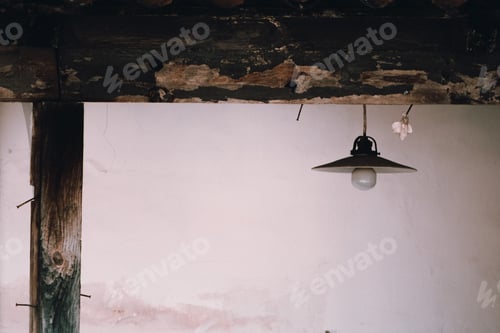 Preview: Minimal background with a lamp