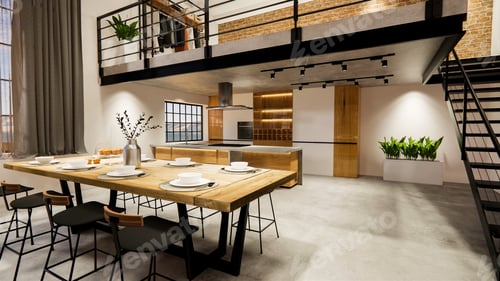 Vorschau: 3D-Hausinterieur