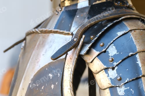 Preview: Parts of ancient knight's armor.Medieval concept