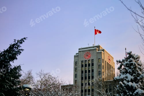 Preview: Vancouver city hall, Canada.