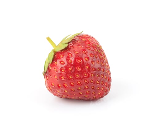 Preview: Garden strawberry isolated on white background