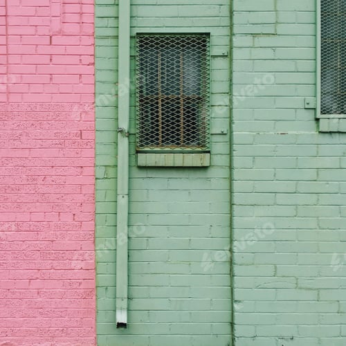 Preview: Pink Wall Green Wall