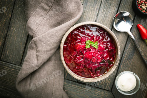 Preview: Traditional vegetable borscht