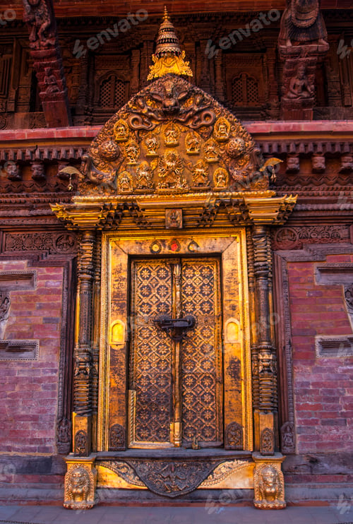 Preview: The Buddhist Golden Temple, Kathmandu, Nepal,