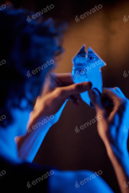Preview: Male Reflection in Mirror