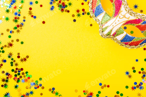 Preview: Festive background with colorful gift presents
