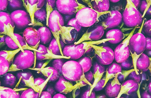Preview: background of Eggplant in market