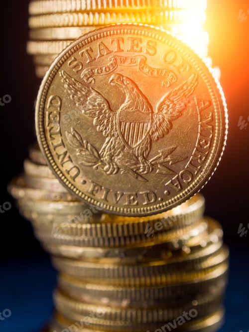 Preview: Five Dollars gold coins