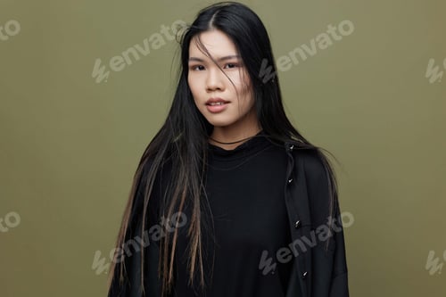 Preview: Woman fashion japanese glamour asian hair beauty portrait