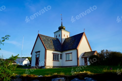Preview: Church in the village of Bud, Norway.