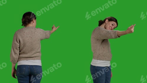 Preview: Optimistic adult asking people to come over