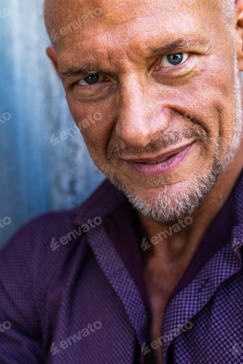 Preview: Fit middle-aged Caucasian man in his 50s posing for a portrait