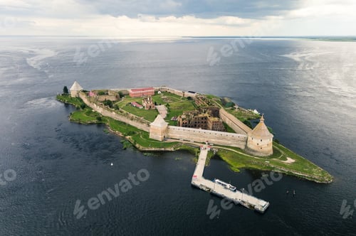 Preview: Aerial view on fortress Oreshek