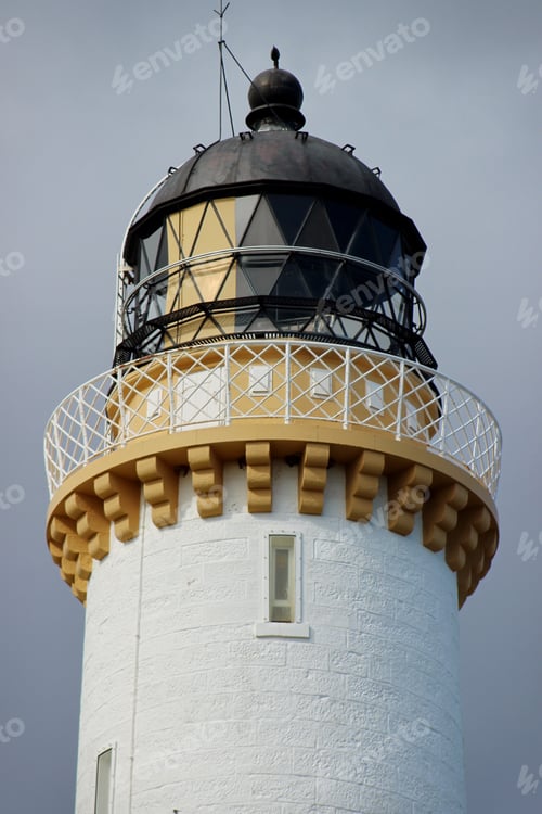 Preview: Top of the lighthouse at Tarbat Ness, Portmahomack Scotland