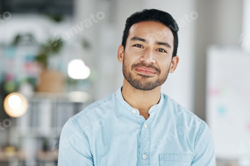 Preview: Professional, business and portrait of man in office for executive, confident and pride. Developmen