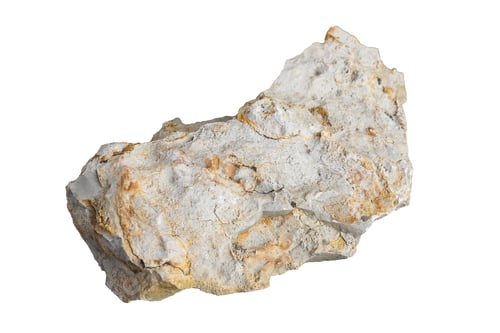 Preview: limestone on white isolated background