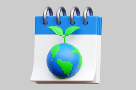 Preview: Green Earth Calendar with Sprout