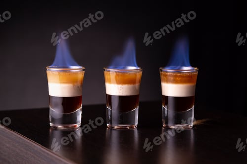 Preview: B 52 cocktails on fire