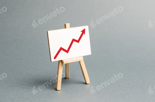 Preview: Rack with a red arrow up